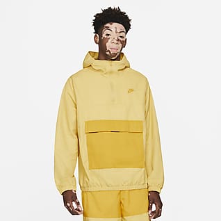 Men's anorak rain jacket clearance
