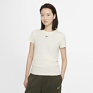 white nike womens top