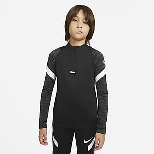Nike Dri-FIT Strike Çeyrek Fermuarlı Genç Çocuk Futbol Antrenman Üstü