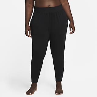 Nike Yoga Pantalones de tejido Fleece 7/8 para mujer (talla grande)