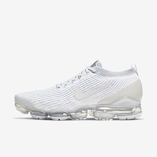 White VaporMax Shoes. Nike IN