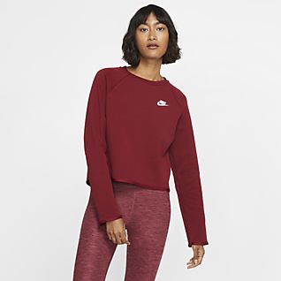 womens red nike jumper