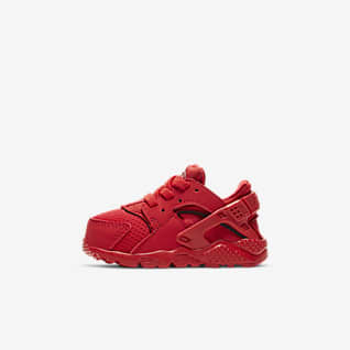 red huaraches size 7