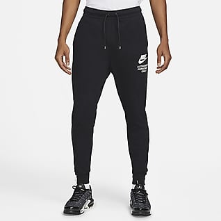 Nike Sportswear Pánské flísové běžecké kalhoty s grafickým motivem