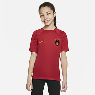 Galatasaray Academy Pro Nike Dri-FIT Kurzarm-Fußballoberteil für ältere Kinder