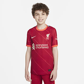 Liverpool FC 2021/22 Stadium Home Big Kids' Soccer Jersey