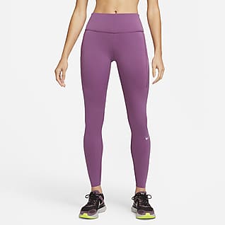 Nike Epic Luxe Legging met halfhoge taille en zakje voor dames