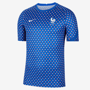 FFF Kortærmet Nike Dri-FIT-fodboldtrøje til mænd