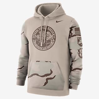 Nike College Club Fleece (Army) Men's Pullover Hoodie