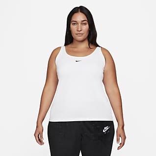 Nike Sportswear Essential Damska koszulka bez rękawów na cienkich ramiączkach (duże rozmiary)