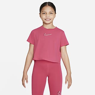 Nike Sportswear Укороченная футболка для танцев для девочек школьного возраста