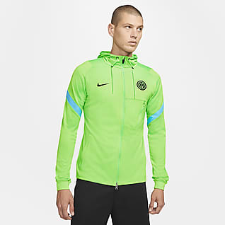 Inter Strike Track jacket da calcio con cappuccio Nike Dri-FIT – Uomo