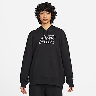 Nike Air Hættetrøje i fleece til kvinder