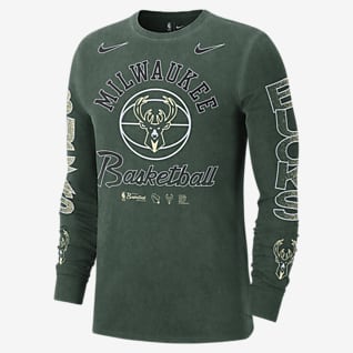 Milwaukee Bucks Courtside Men's Nike NBA Long-Sleeve T-Shirt