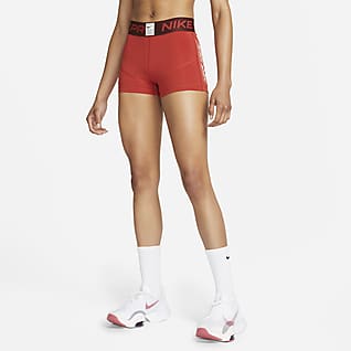 Nike Pro Dri-FIT Shorts con gráfico de tiro medio de 7.5 cm para mujer