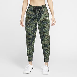 Nike Dri-FIT Get Fit Women's 7/8 Printed French Terry Training Pants