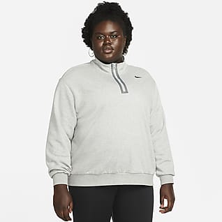 Nike Sportswear Icon Clash Women's 1/2-Zip Houndstooth Top (Plus Size)