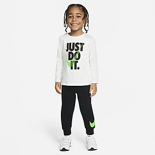 Nike 婴童长袖T恤和长裤套装