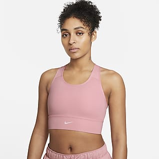 Nike Dri-FIT Swoosh 女子中强度支撑一片式衬垫运动内衣