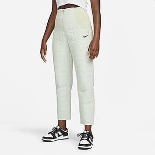 Nike Sportswear Essentials Pantalons embuatats de teixit Woven amb cintura alta - Dona