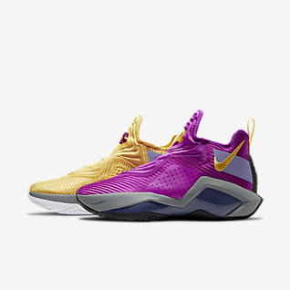 lebron violet shoes