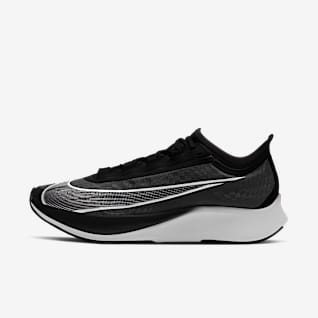 all black nike running shoes mens