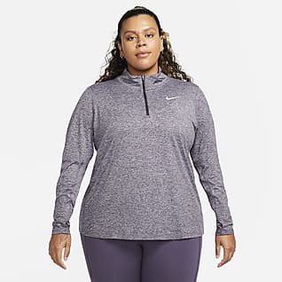Nike Women's 1/2-Zip Running Top (Plus size)
