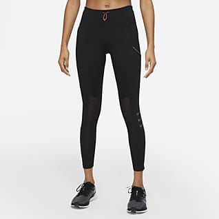 Nike Dri-FIT Run Division Epic Luxe Женские слегка укороченные беговые леггинсы со средней посадкой и карманами