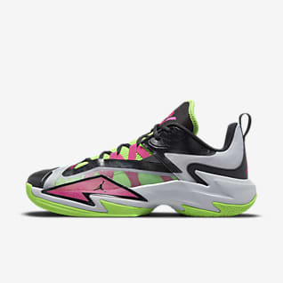 purple and green kd shoes