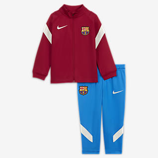 FC Barcelona Strike Трикотажный футбольный костюм для детей и малышей Nike Dri-FIT