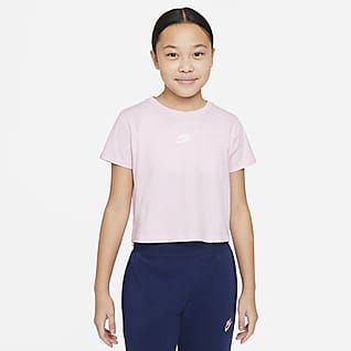 Nike Sportswear Kort T-skjorte til store barn (jente)