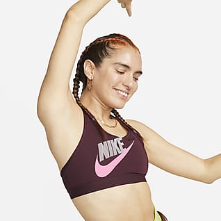 Nike Dri-FIT Ovadderad sport-BH för kvinnor