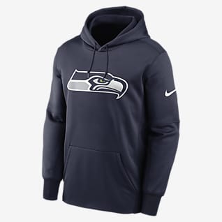 Nike Therma Prime Logo (NFL Seattle Seahawks) Men's Pullover Hoodie