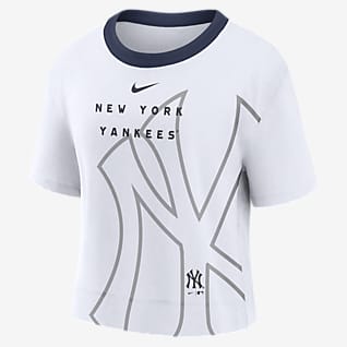 Nike Team First (MLB New York Yankees) Women's Cropped T-Shirt
