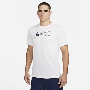 NikeCourt Dri-FIT Playera de tenis para hombre Swoosh
