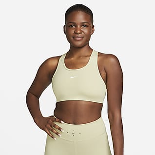 Nike Swoosh 女子中强度支撑一片式衬垫运动内衣
