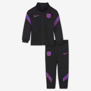 FC Barcelona Strike Nike Knit voetbaltrainingspak met Dri-FIT voor baby's/peuters