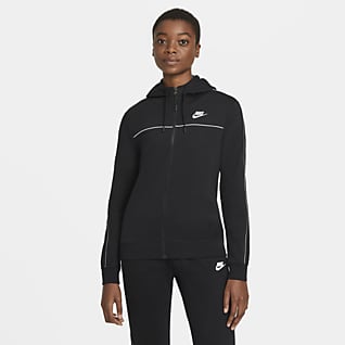 black nike hoodie womens sale