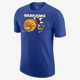 Golden State Warriors Cartoon Ball Men's Nike Dri-FIT NBA T-Shirt