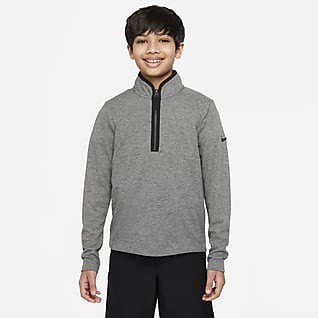 Nike Dri-FIT Victory Μπλούζα γκολφ με φερμουάρ στο μισό μήκος για μεγάλα αγόρια
