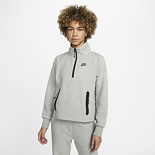 Nike Sportswear Tech Fleece Sudadera con cierre de 1/4 para mujer