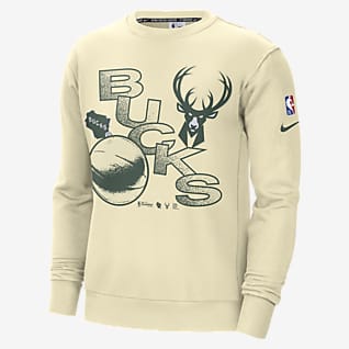 Milwaukee Bucks Courtside Men's Nike NBA Fleece Sweatshirt