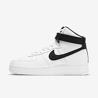 White Air Force 1 High Top Shoes. Nike.com
