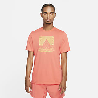 Nike Yoga Dri-FIT Tee-shirt à motif pour Homme