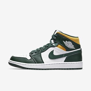 Jordan 1 Mid Top Shoes. Nike GB