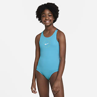 Nike Zwempak met gekruiste bandjes voor meisjes