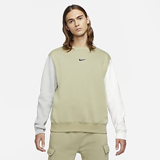 Nike Sportswear Fleece-Rundhalsshirt mit Swoosh für Herren