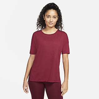 Nike Yoga Camiseta de manga corta - Mujer