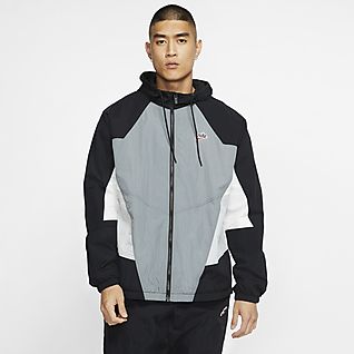 black and white nike windbreaker outfit