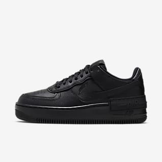 nike platform black